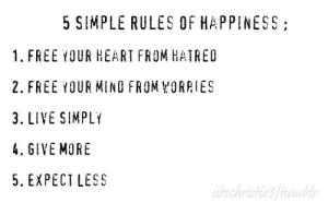 happiness