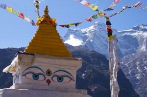 Chorten at Namche Bazaar