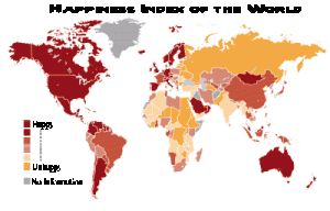 happiness map