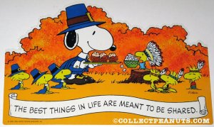 thanksgiving snoopy