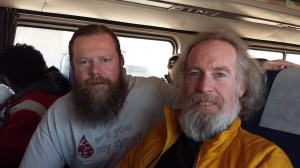 Michael Kane and John Stewart head for the AT