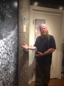 Modeling at the Shenandoah National Park AT exhibit