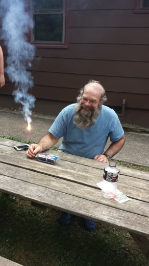 Kingfisher celebrating in Hot Springs.