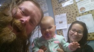 The youngest hiker, Olivia and her mom. She's done 300 miles on the AT and she can't even walk yet.