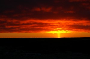 Sunset on the Tundra