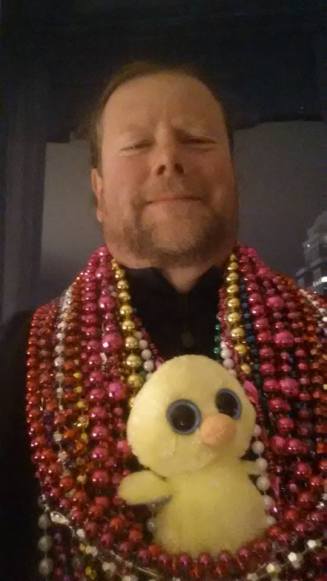 Rev Kane at Mardi Gras in Mobile, AL