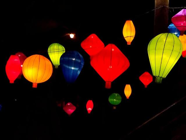 lanterns, photography, lights