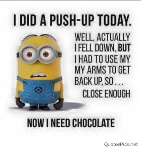 minion, exercise, happiness