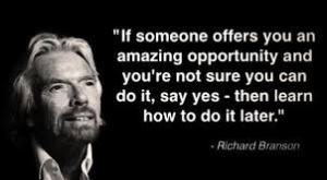 branson, wing it, quote