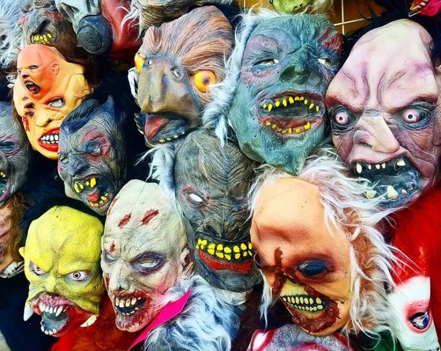 halloween, mask, travel