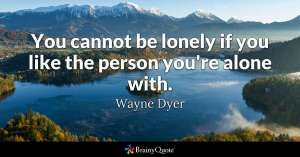 alone quote, dyer