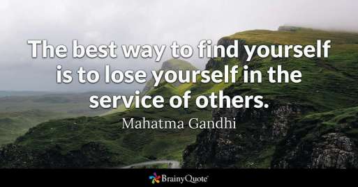 service, happiness, gandhi
