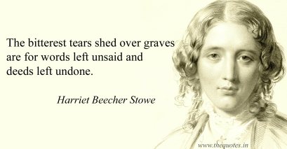 death quote, harriet beacher stowe