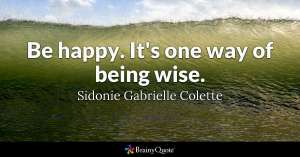 be happy quote